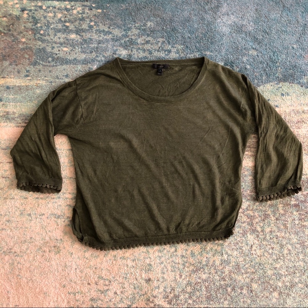 J. Crew Green T Shirt S